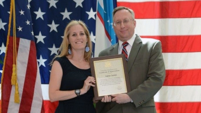Teacher Recognized by U.S. Embassy