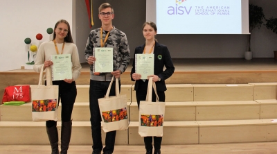 AISV Supports Student English Language Contests of Lithuania