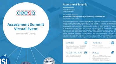 2020 CEESA Assessment Summit, Virtual Event, October 10, 2020
