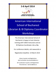 Librarian &amp; IB Diploma Coordinator Workshop