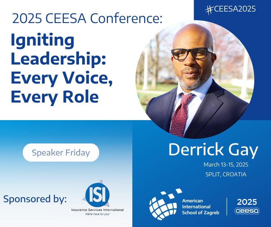 Speaker Spotlight Friday: Dr. Derrick Gay - CEESA