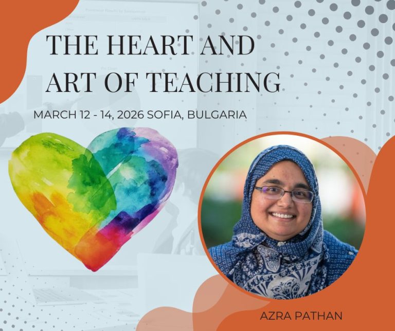 zra Pathan, Director of Learning at the International School of Kuala Lumpur, presenting at the CEESA 2026 Conference in Sofia, Bulgaria.